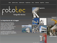 Tablet Screenshot of fototec-fototecnica.com